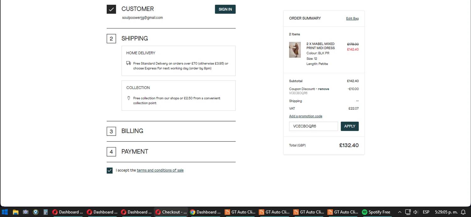 where to use White Stuff promo code box