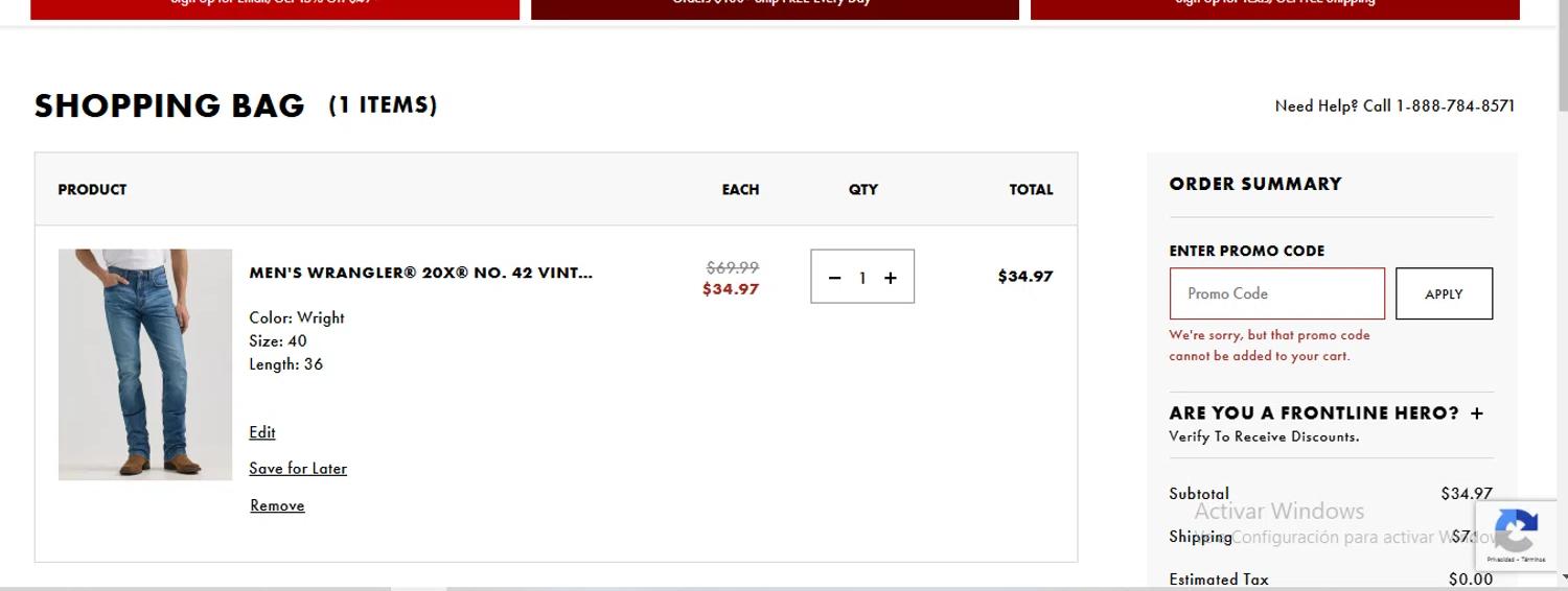 how to use Wrangler coupons