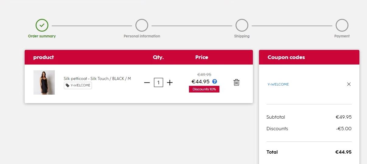 how to use Yamamay coupons