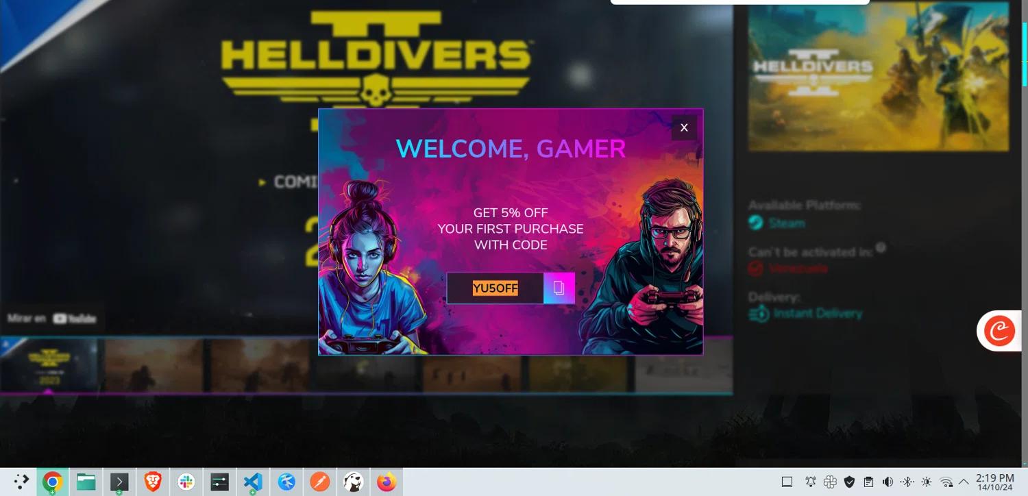 where to use Yuplay promo code box