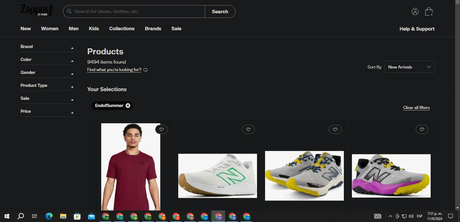 where to use Zappos promo code box